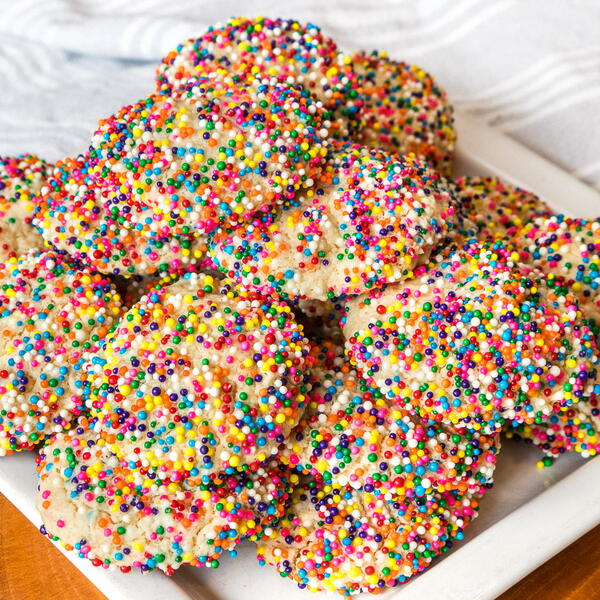 Cream Cheese Cookies With Sprinkles