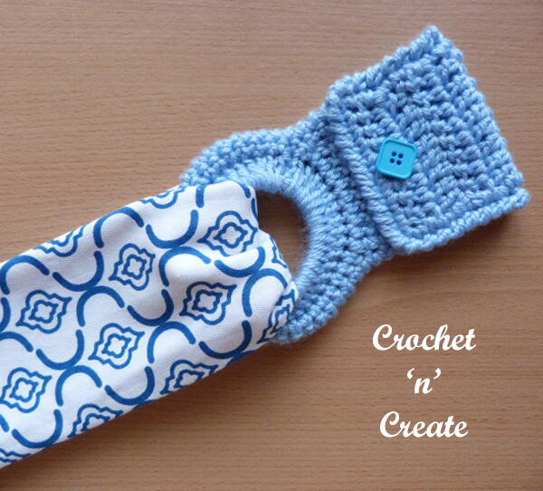 Crochet Kitchen Towel Holder