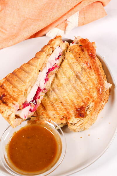 Leftover Turkey Panini