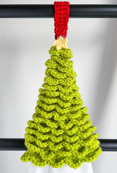 Christmas Tree Towel Topper