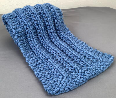 Beginner Mistake Rib Scarf | AllFreeKnitting.com