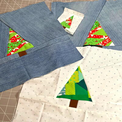 Fun Christmas Tree Quilt Blocks For Your Crumbs & Scraps