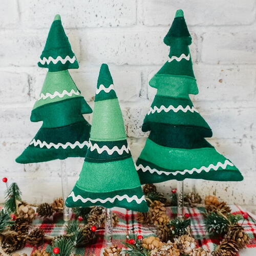 DIY Fabric Tree For Christmas