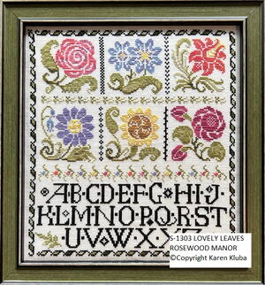 Lovely Leaves Cross Stitch Pattern and Floss Set Giveaway
