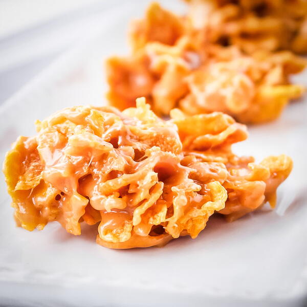 Peanut Butter Cornflake Cookies