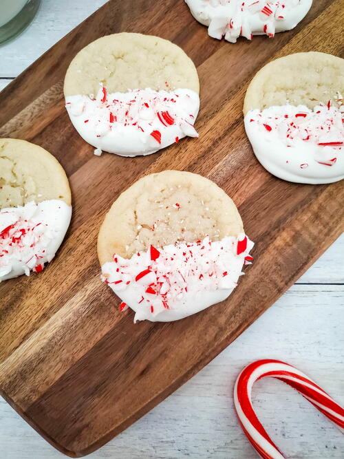 White Chocolate Peppermint Cookies