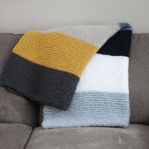 The Easiest Knit Blanket
