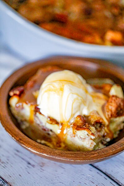 Easy Apple Bread Pudding