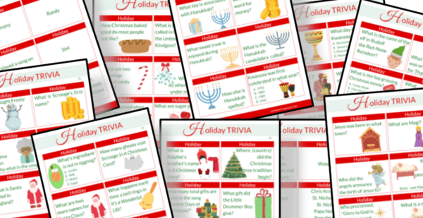 Holiday Trivia Questions And Answers Printable