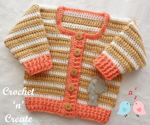 Crochet Puff Stitch Cardigan 