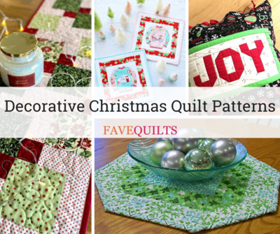 18 Free Decorative Christmas Quilt Patterns