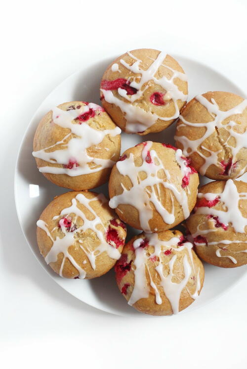Gluten-free Cranberry Orange Muffins (vegan, Allergy-free)