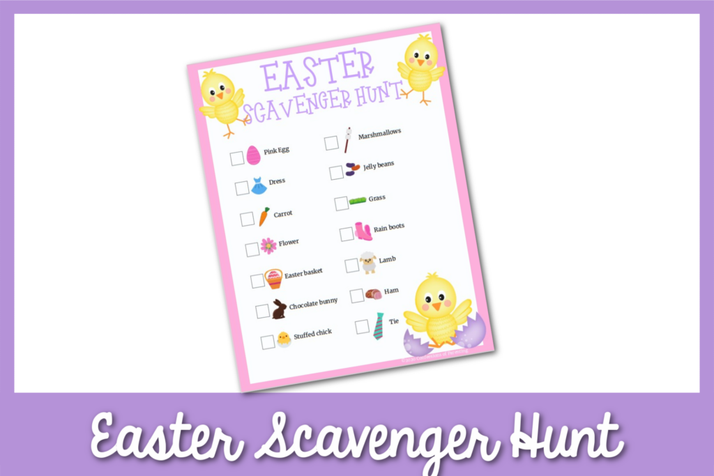 Easter Scavenger Hunt | FaveCrafts.com