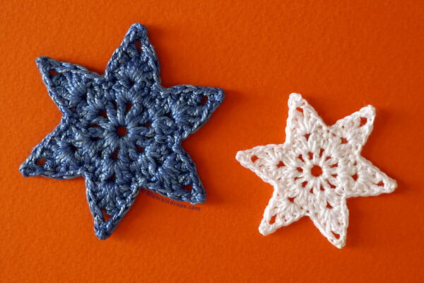 Simple Crochet Snowflake Pattern