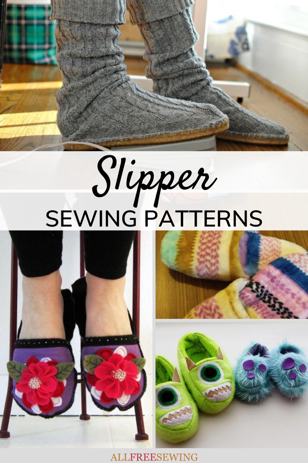15+ Slipper Sewing Patterns to Keep You Warm (FREE!) | AllFreeSewing.com