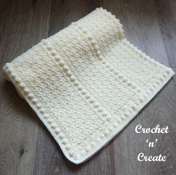 Soft Textured Crochet Blanket