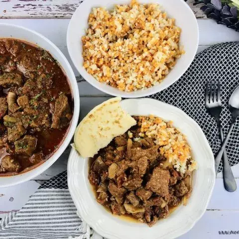 Beef Cubes With Indian Spices