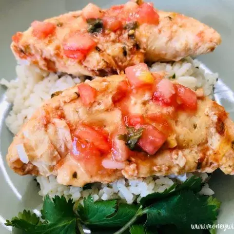 Slow Cooker Salsa Chicken