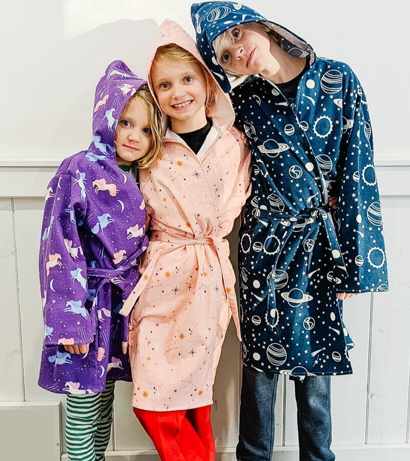 Free Kid's Robe Pattern | AllFreeSewing.com