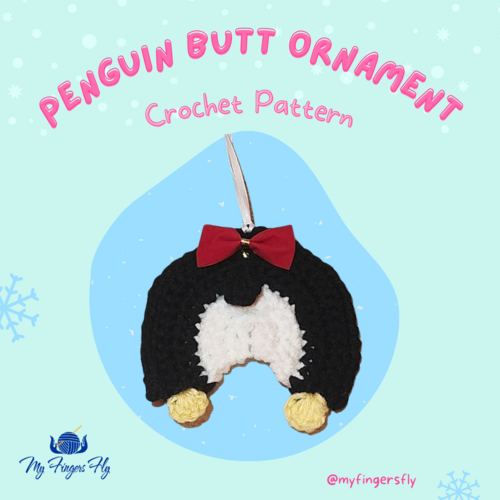 Penguin Butt Ornament
