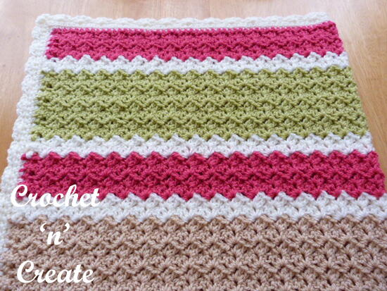 Crochet Berry Lapghan Blanket