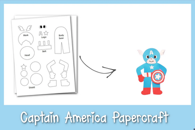 Captain America Papercraft