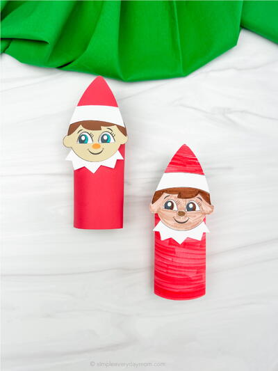 Elf On The Shelf Toilet Paper Craft For Kids | AllFreeChristmasCrafts.com