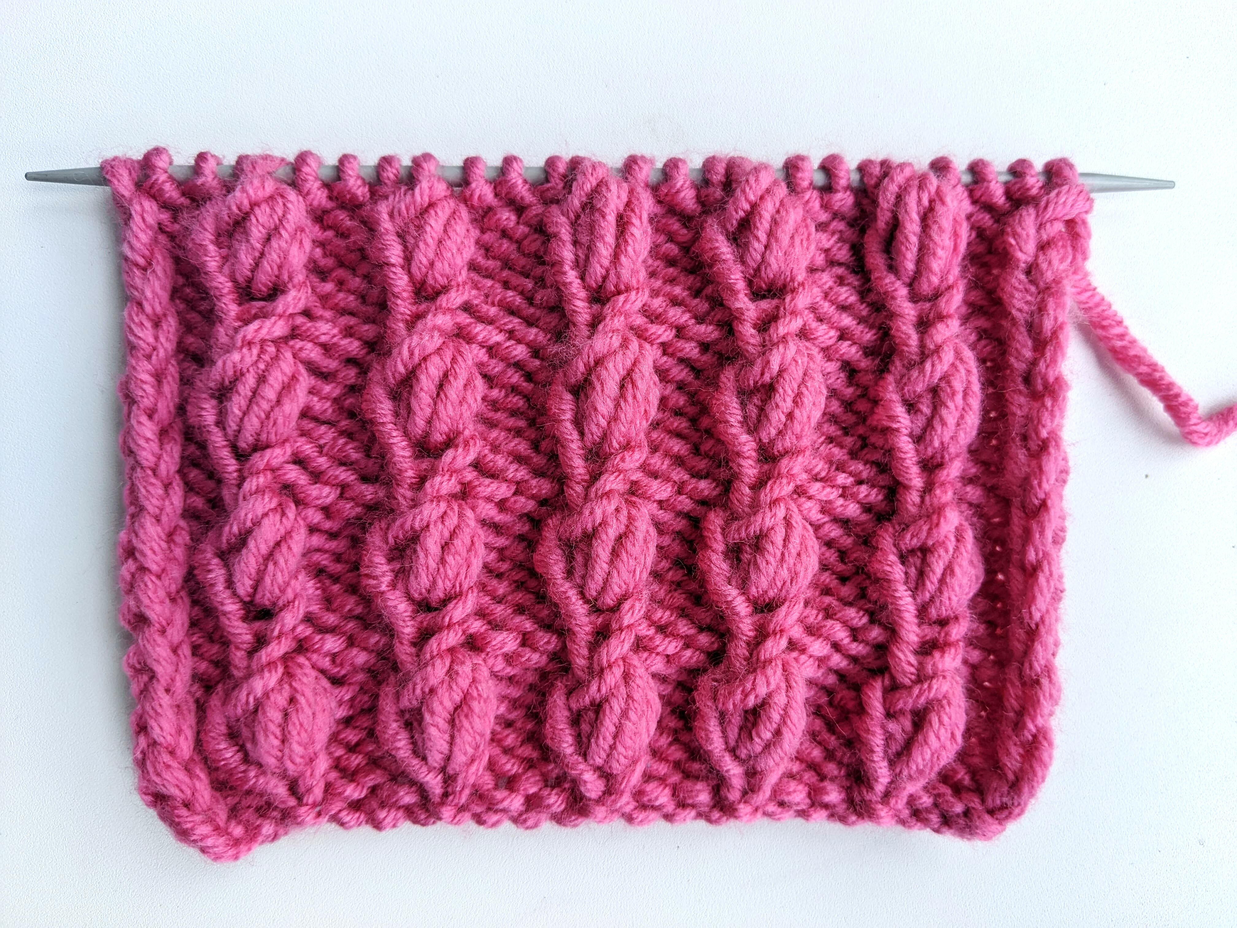 Fiore Knit Stitch | AllFreeKnitting.com