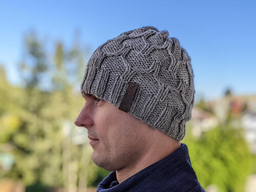 Bulky Yarn Cable Hat