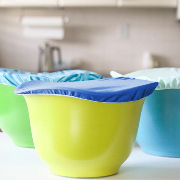 DIY Reusable Fabric Bowl Covers