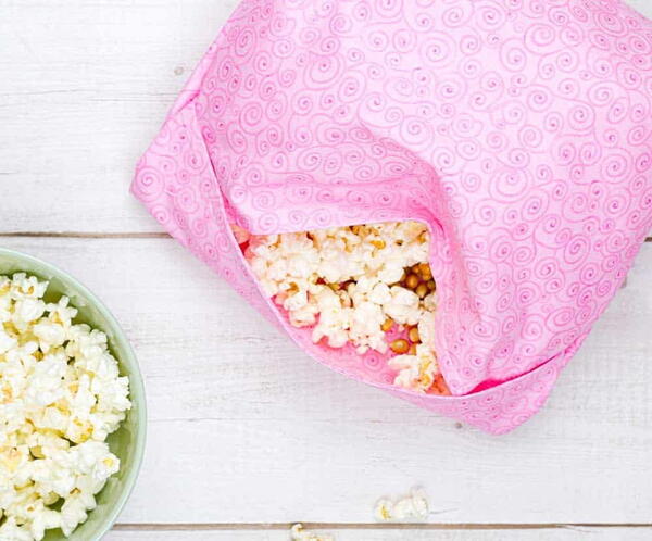DIY Microwave Popcorn Bag