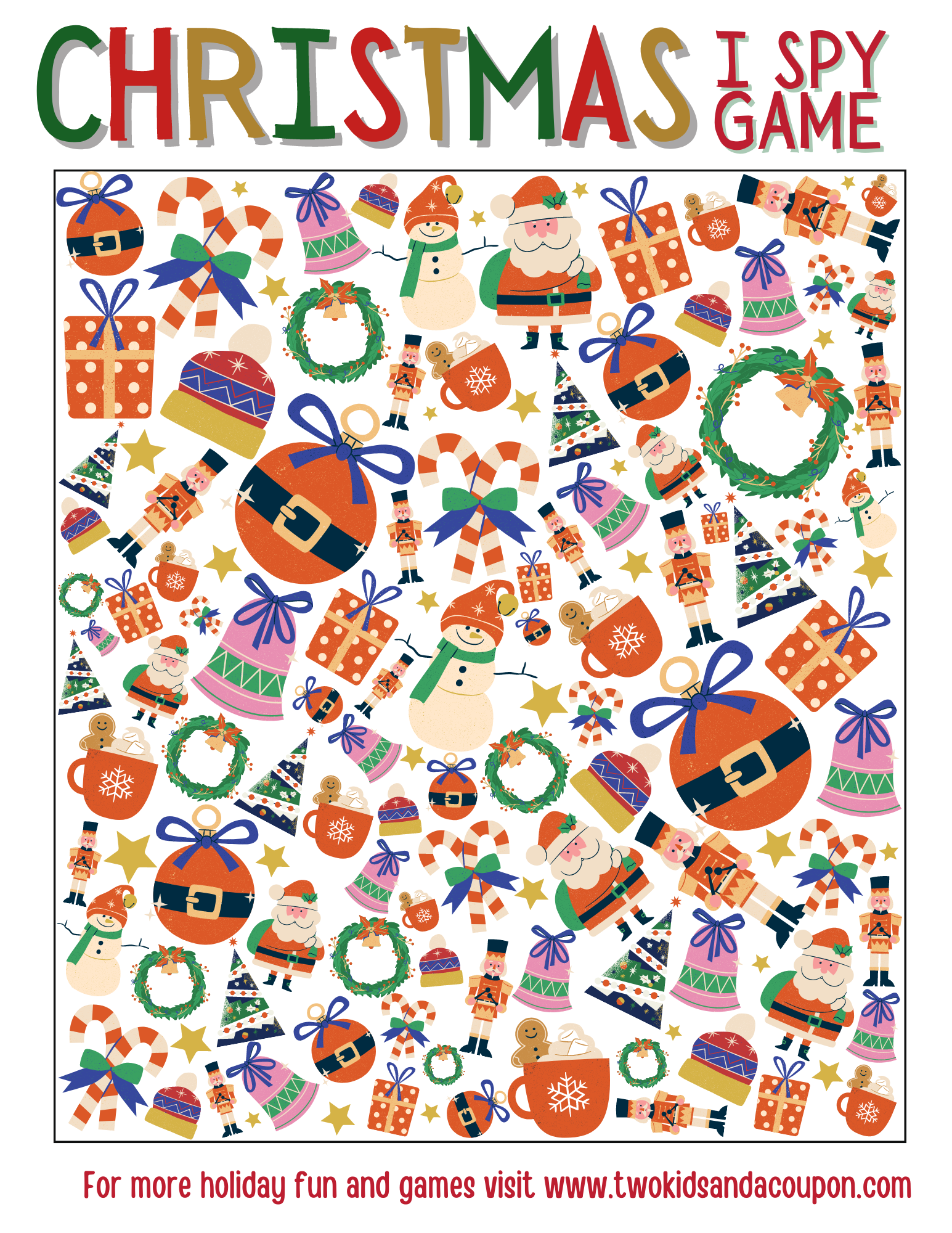 Free Christmas I Spy Printable Game For The Holidays | AllFreeChristmasCrafts.com free-christmas-i-spy-printable-game-for-the-holidays-allfreechristmascrafts-com