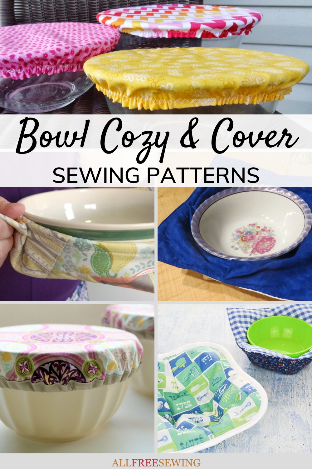 15+ Bowl Cozy Patterns & DIY Bowl Covers (FREE) | AllFreeSewing.com