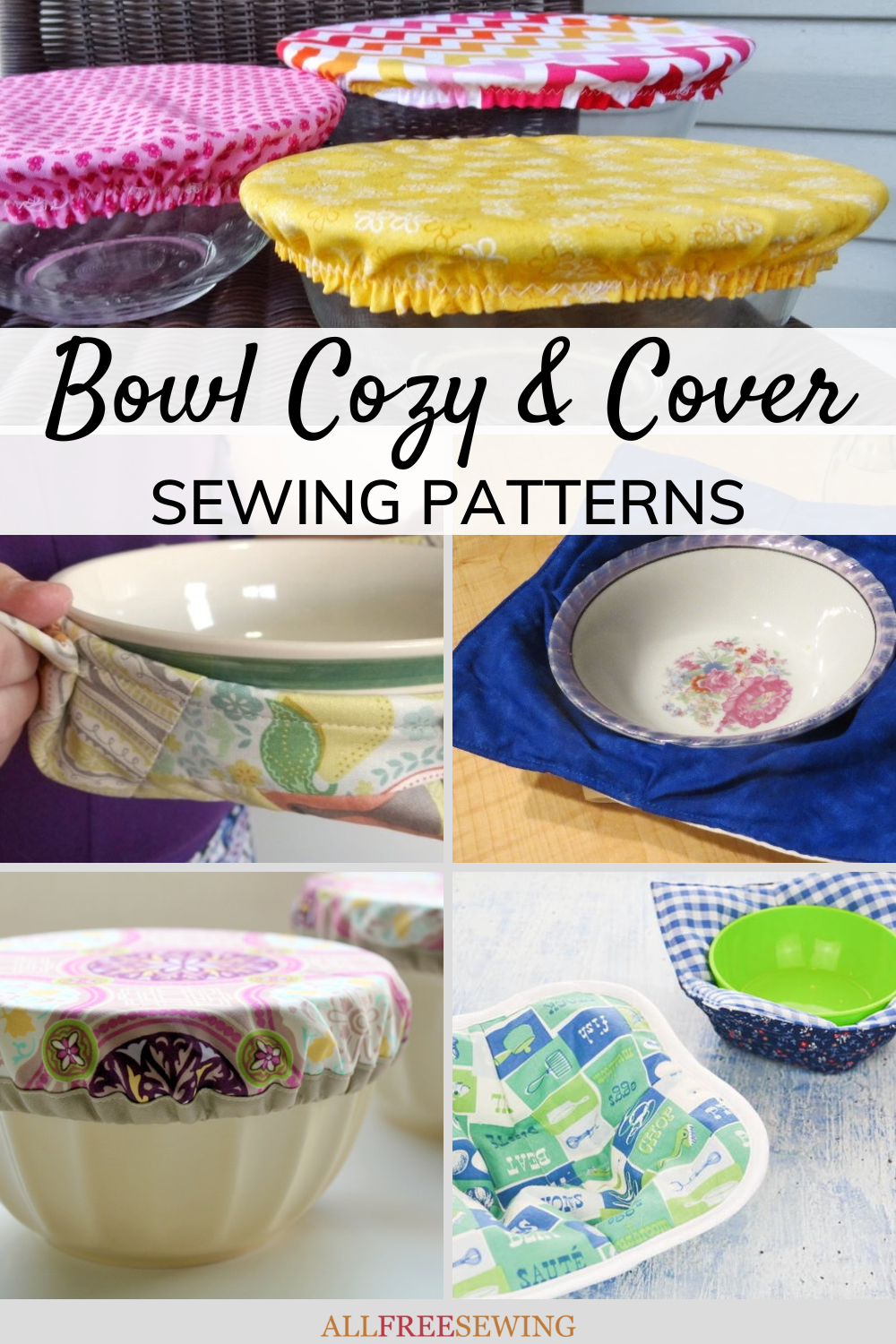 Bowl Pattern 15+ Bowl Cozy Patterns & DIY Bowl Covers (FREE) | AllFreeSewing.com