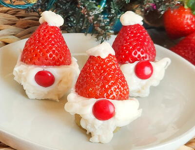 Christmas Gnome Cookie Cups