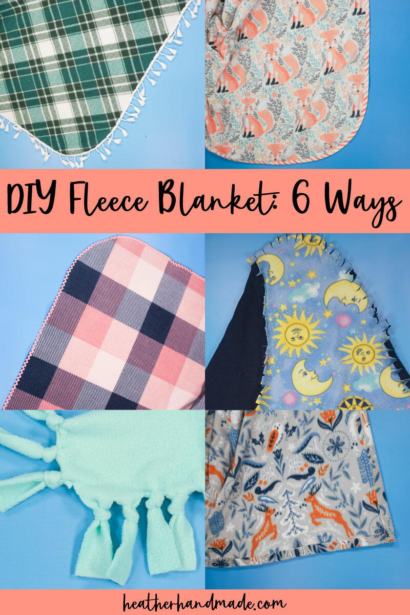 DIY Fleece Blanket in 6 Ways | AllFreeSewing.com