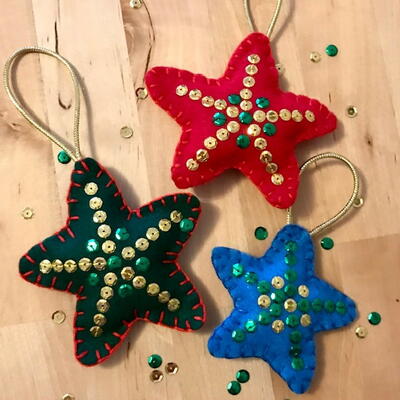 Learn to Sew a Christmas Ornament
