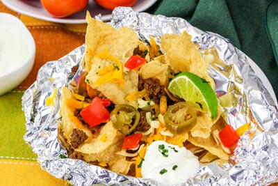 Beef Nacho Foil Packets