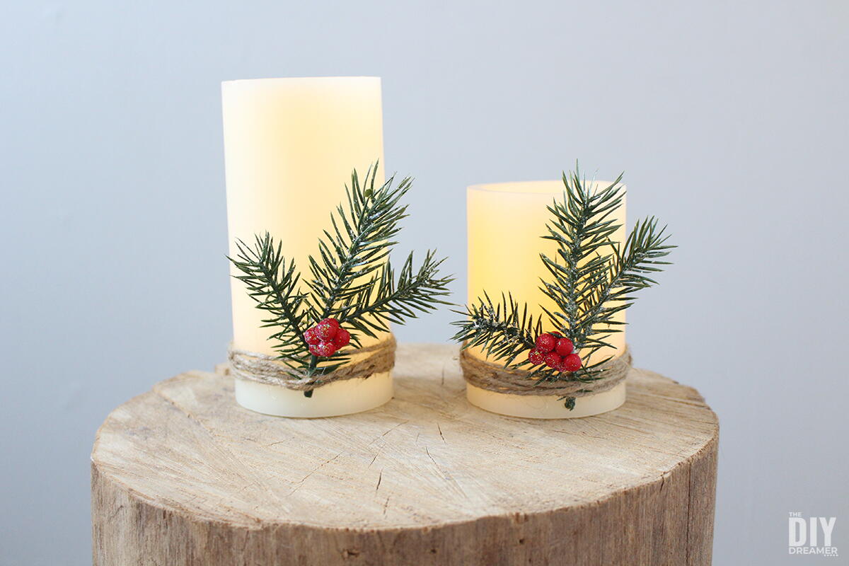 Decorative Christmas Candle