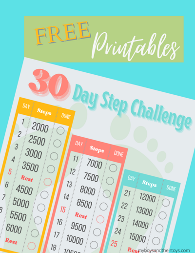 30 Days To Better Health Printable