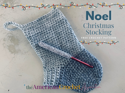 One Piece Crochet Christmas Stocking: Beginner Friendly Crochet Pattern