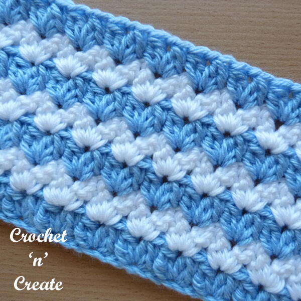 Cluster V-stitch Crochet Tutorial