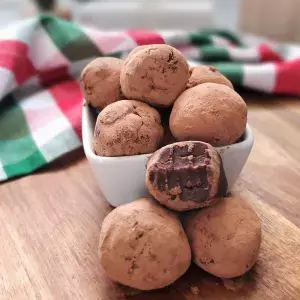 3-Ingredient Chocolate Truffles