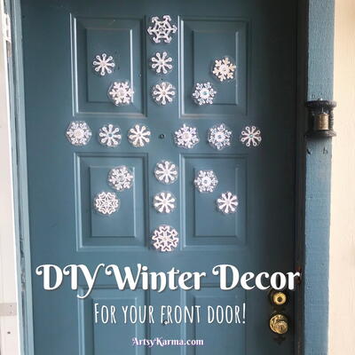 Diy Snowflake Decor To Celebrate The Rest Of Winter