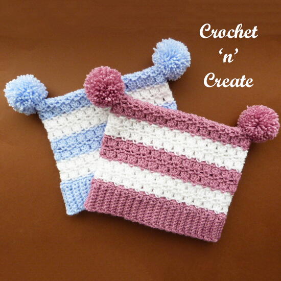 Square Crochet Hat