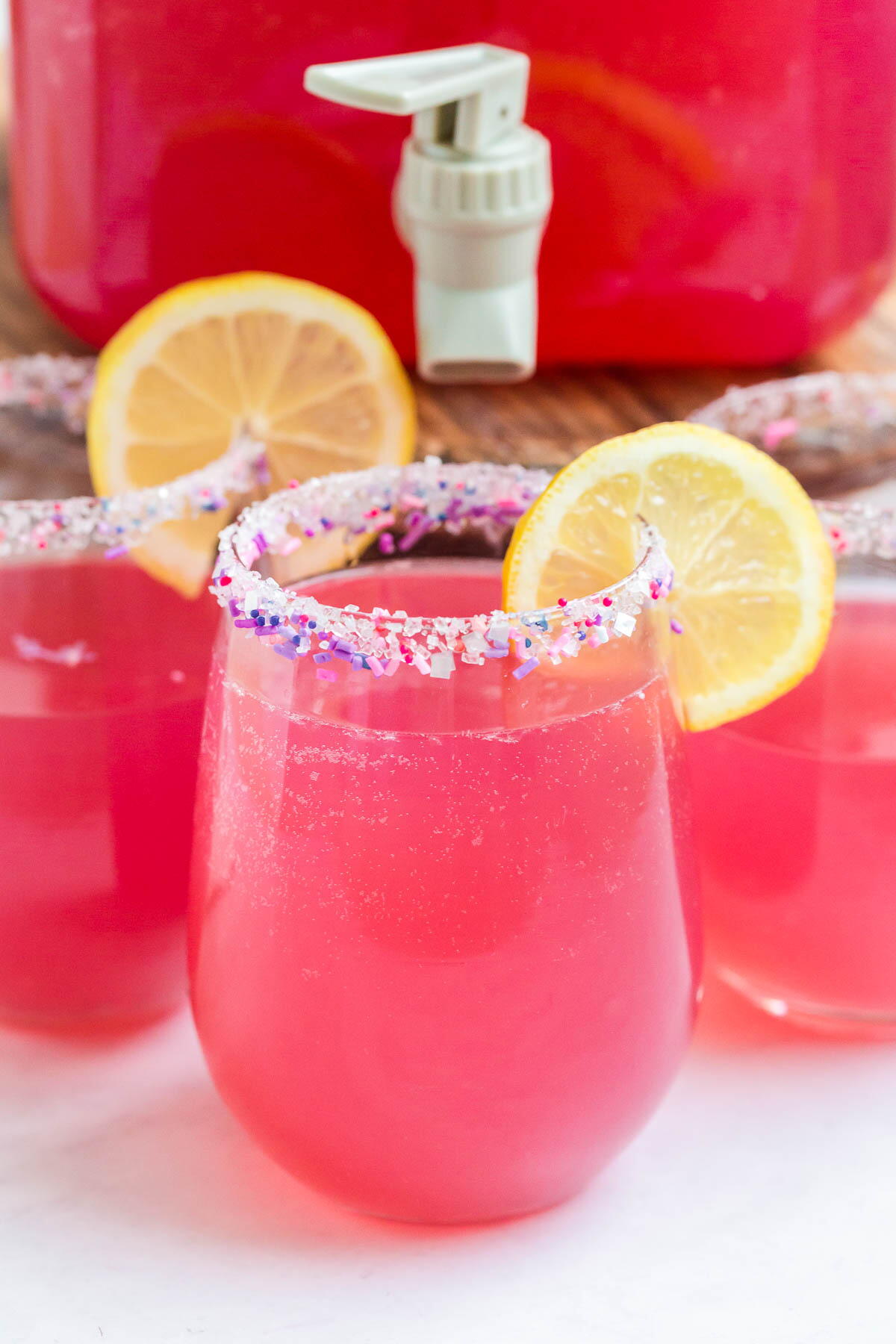 Pink Party Punch With Sherbet | FaveSouthernRecipes.com