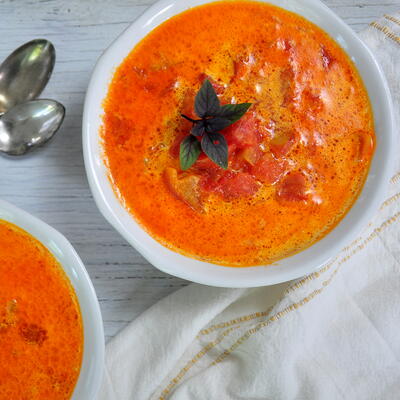 Rustic Creamy Tomato Soup