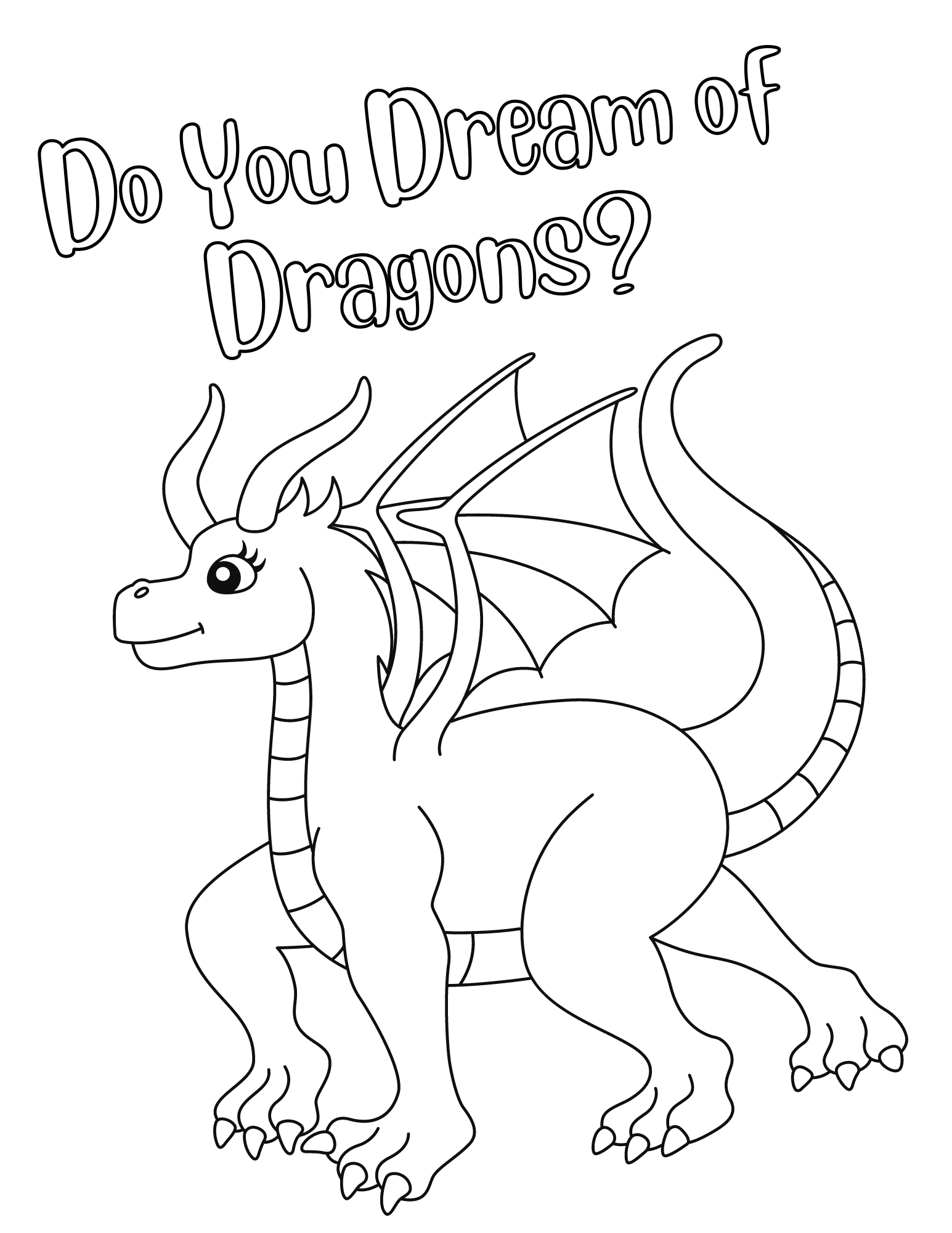 Dragon Coloring Pages - Our 26 Free Dragons to Print and Color