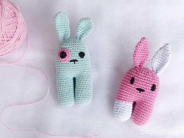 Blop And Kippi The Bunnies Crochet Pattern