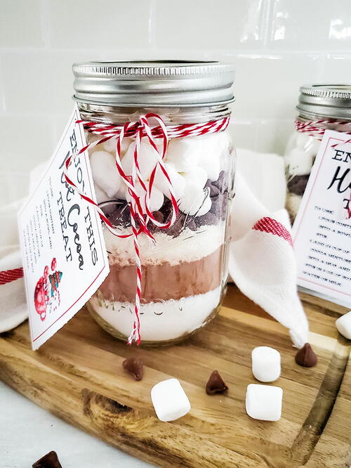 How To Make Hot Chocolate Mix In A Mason Jar
